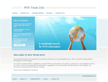 Tablet Screenshot of mtntradeinfo.com